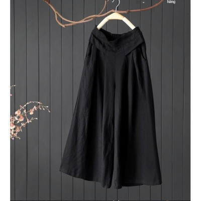 quần váy - thoải mái cho ngày hè, chất liệu đũi - Full size (H3)