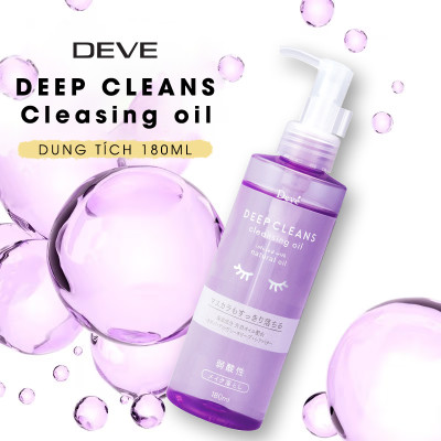 Dầu Tẩy Trang Deve Làm Sạch Sâu Da Deve Cleansing Oil (180 mL)