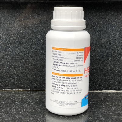 Hepatol Hỗ Trợ Bổ Gan, Cung Cấp Dinh Dưỡng, Vitamin Thiết Yếu Cho Cá, Lươn, Ếch (Chai 300ml)