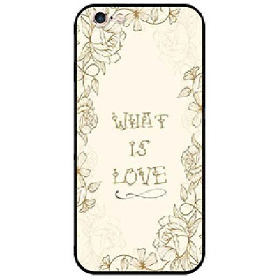 Ốp lưng in cho Iphone 6 Plus/ 6s Plus Mẫu What Is Love
