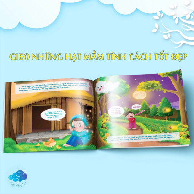 Bộ sách truyện tranh thiếu nhi Mây Mộng Mơ – 3 truyện cổ tích Việt Nam viết lại (Ăn Khế Trả Vàng, Cây Vú Sữa, Nàng Tiên Ốc) – Tranh màu