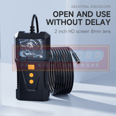 ROGTZ Camera Nội Soi Công Nghiệp Chống Nước Dây Cứng IP67 1080P Màn Hình 2 inch P230 - Hàng Nhập Khẩu