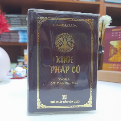 Kinh pháp cú  - khổ 8x11cm- tặng kèm bọc sách