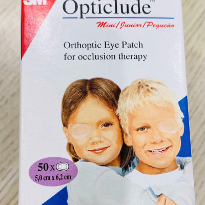 Combo 5 hộp băng dán mắt 3M Nexcare 1537 (dùng cho trẻ nhỏ hơn 4 tuổi), 50 miếng/hộp (mẫu mới)