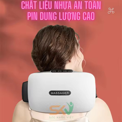 Đai Massage Bụng Hỗ Trợ tan Mỡ Bụng, Xoa Bóp Cùng Lúc Làm Nóng, Mát Xa Cổ Vai Lưng Đùi  Megou TY-308 BH 1 Năm - Podi92