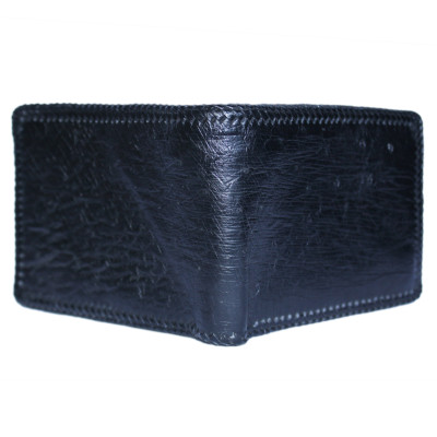  Ví nam da đà điểu màu đen HJ92426-39-51-55-59