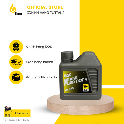 (HCM) Dầu thắng eni Brake Fluid DOT 4 250ml (Hàng nhập Ý)
