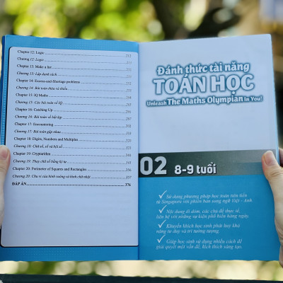 Combo sách Đánh thức tài năng toán học 2 và 50 thủ thuật toán ( 2 cuốn ), sách kiến thức toán học cấp 1 - Hiệu sách Genbooks