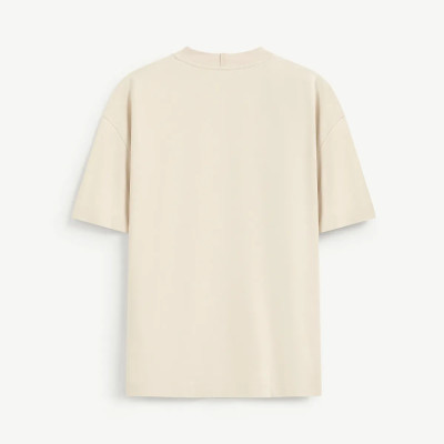 Áo thun tay ngắn nam phối tape Form Boxy - RT 10S25TSS053 | ROUTINE CÀ MAU