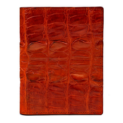 HJ2257-2258-2259-2701 - Ví nam Huy Hoàng da cá sấu kiểu đứng gai đuôi màu vàng bò, đen, nâu đỏ, nâu đất