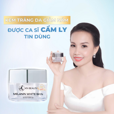 Kem Dưỡng Trắng Ngừa Nám MELANIN WHITE SKIN KN Beauty 10G
