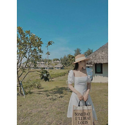 Váy đầm xòe dự tiệc công chúa màu trắng thanh lịch duyên dáng có bigsize mẫu mới giá rẻ đẹp