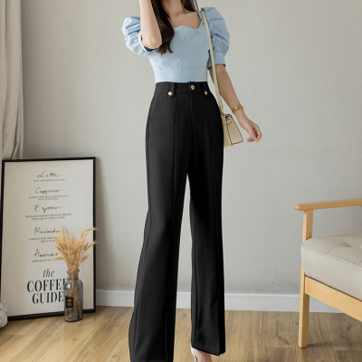 Quần tây nữ baggy Titishop QDN175