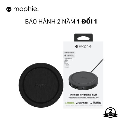 Bộ Hub sạc không dây đa năng Mophie - Hàng chính hãng