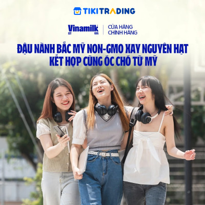 Thùng 12 hộp Sữa đậu nành Vinamilk hạt Óc chó 1L