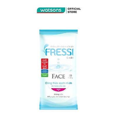 Khăn Ướt Chăm Sóc Da Fressi Care Face 20 Miếng