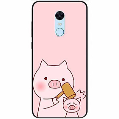 Ốp lưng dành cho Xiaomi Redmi Note 5 ( Redmi 5 Plus ) mẫu Heo Cầm Búa