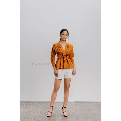 Quần sọt mặc hè vải Kaki gấm