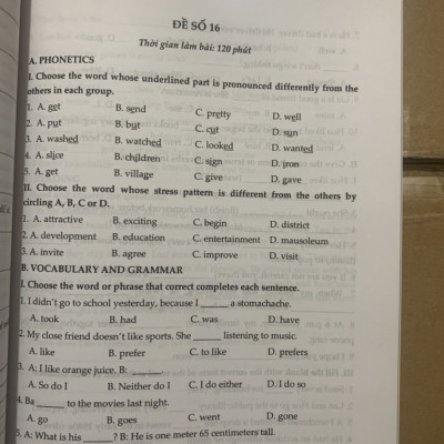 Sách - tuyển chọn đề thi học sinh giỏi môn tiếng anh 7