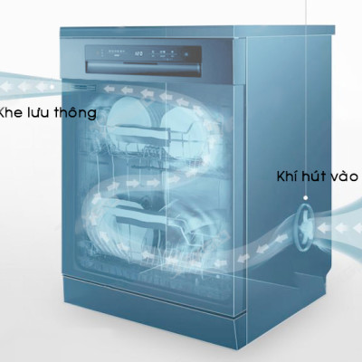 MÁY RỬA CHÉN KAFF KF-S770TFTS (Màu Inox) KF-S770TFTB (Màu Đen) - Seri 2022 - Hàng Chính Hãng