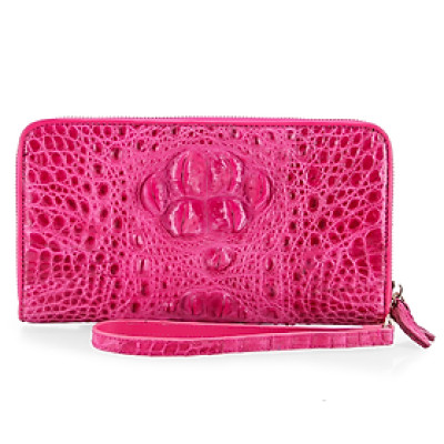  Ví nữ da cá sấu nhiều loại màu hồng HJ93275-3283-3286-3719