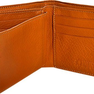 Ví Nam Da Cá Sấu Nguyên Con Nhỏ Huy Hoàng HT2227 (12.5 x 10 cm) - Vàng