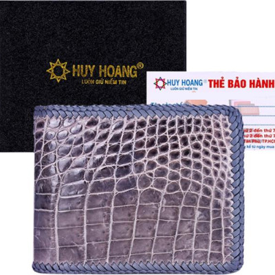 Ví Nam Huy Hoàng HT2714 (10 x 12.5 cm) - Xám