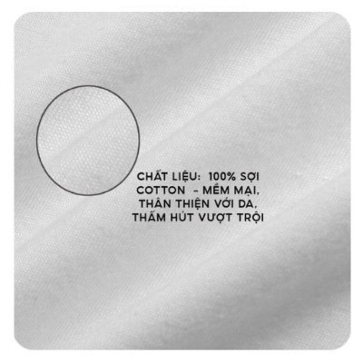 Áo May Ô Ba Lỗ Nam Vicci Màu Trắng, Chất Liệu 100% Sợi Cotton Mềm Mịn, Co Giãn 4 Chiều, Thấm Hút Mồ Hôi, Siêu Thoáng Mát