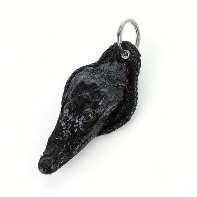 Móc khóa đầu cá sấu Huy Hoàng màu đen HT8220