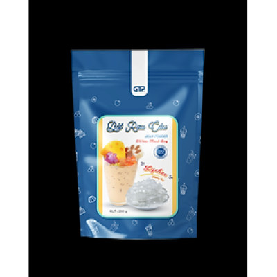 Bột Rau Câu (Jelly)  hương Vải(200g/gói). Bột rau câu giòn dẻo