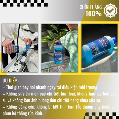 Nước rửa kính ô tô chính hãng THACO 2 lít