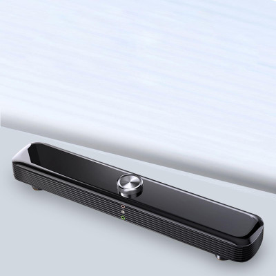 Loa máy tính  SADA V101 3,5mm  có dây,Âm thanh trầm phong phú,Loa Soundbar hỗ trợ USB cho PC TV