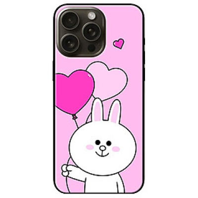 Ốp lưng dành cho Iphone 15 - Iphone 15 Plus - Iphone 15 Pro - Iphone 15 Pro Max - Thỏ Trắng Cầm Bóng - Hàng Chính Hãng