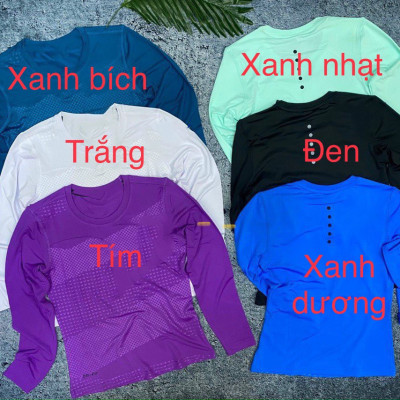 Áo thun nữ dài tay vải thun lạnh nhiều màu đa năng giá rẻ
