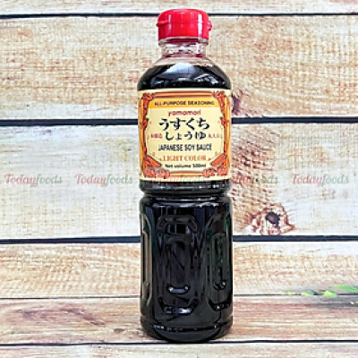 Nước Tương Màu Nhạt Light Color Soy Sauce Yamamori 500ML - Không chất bảo quản