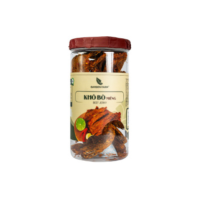 Khô bò miếng GARDEN FARM hũ 350g