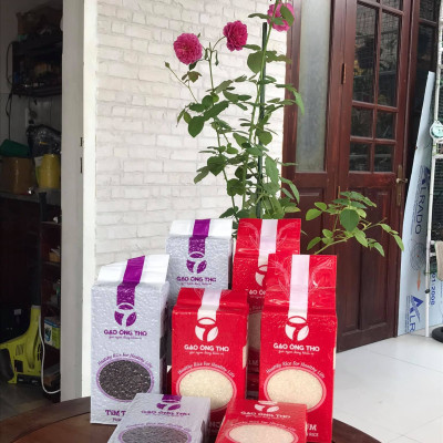 Tấm Thơm ( Tấm Gạo ST25 ) Ông Thọ 1Kg - Cơm mềm dẻo, nấu cơm ăn dặm cho bé, nấu cháo dinh dưỡng cho người già và trẻ nhỏ, cơm tấm gia đình