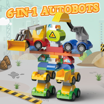 FEELO - 2320 - Lắp Ráp Robot Xây Dựng 6in1 (57 Chi Tiết)