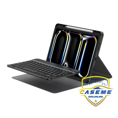 Bao da bàn phím dành cho iPad Gen 10 2022 10.9 inch Wi Wu MK-006 – 3 trong 1 kèm bút cảm ứng - Hàng chính hãng