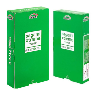 Bao Cao Su Gai Mềm Sagami Xtreme Green - 10s - Nhập Khẩu Nhật Bản   