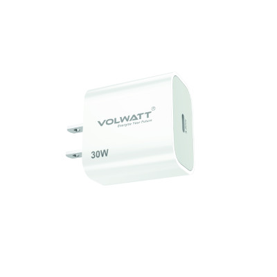 Củ sạc siêu nhanh Volwatt GE-30D-C-M GaN 30W - Hàng Chính Hãng Full Box