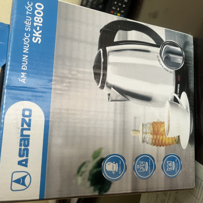 Ấm đun nước siêu tốc Asanzo SK1800-hàng chính hãng