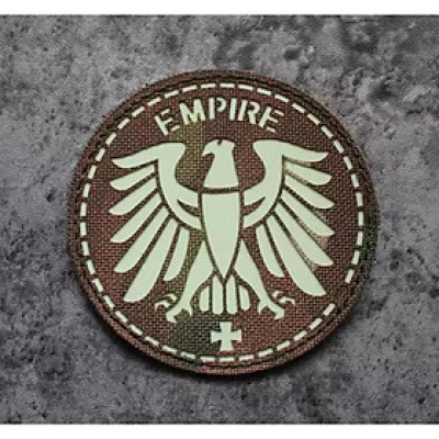 Patch_velcro đại bàng Đức dạ quang_phản quang chiến thuật