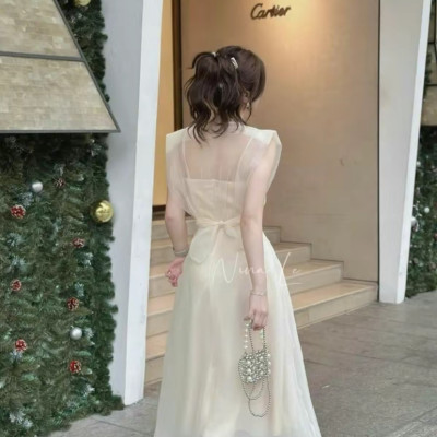 Đầm dự tiệc mặc cưới  -Size M kèm ảnh thật