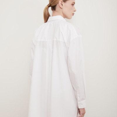 DOTTIE - Đầm dài kiểu sơmi - Trắng - D0523