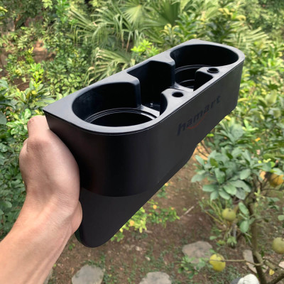 Khay Đựng Cốc Ô Tô Giá Nhựa Để Đồ Khe Ghế Đa Năng Trên Xe Hơi Tiện Lợi