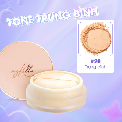 Phấn Phủ Bột Trang Điểm myKella Kiểm Soát Dầu Và Làm Mịn Da