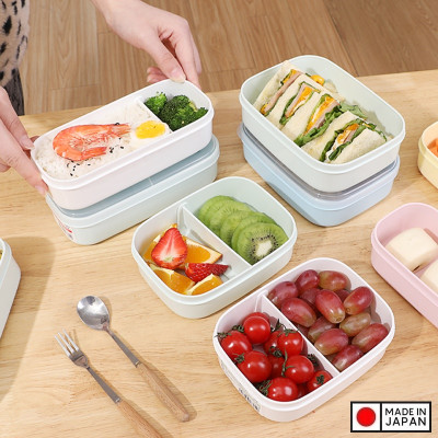 Hộp Cơm chia ngăn Bento Tulip size L 650ml - Hàng Nội Địa Nhật Bản