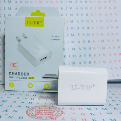 Bộ sạc Li-Top Rio Tinto AT06 5V- 2A chân cắm L, Có chứng nhận 3C tiêu chuẩn quốc gia, Kim Ánh bảo hành hàng chính hãng 12 tháng
