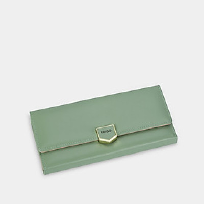 Ví nữ dài gập ba công sở, ví da nữ có khoá ngũ giác FW2 - 2018. (Màu ngẫu nhiên)